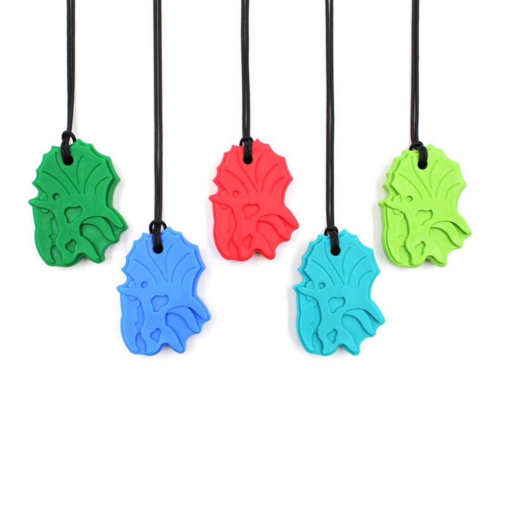 Triceratops Chew Necklace