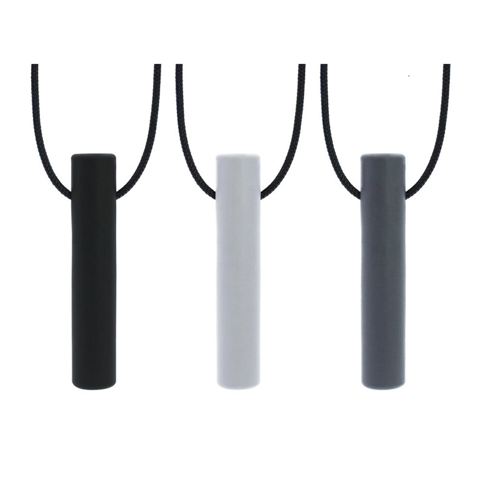 Bite Tube Hollow Chew Necklace