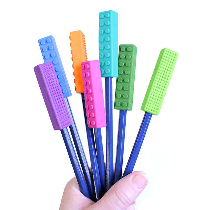 Brick Stick Chewable Pencil Topper