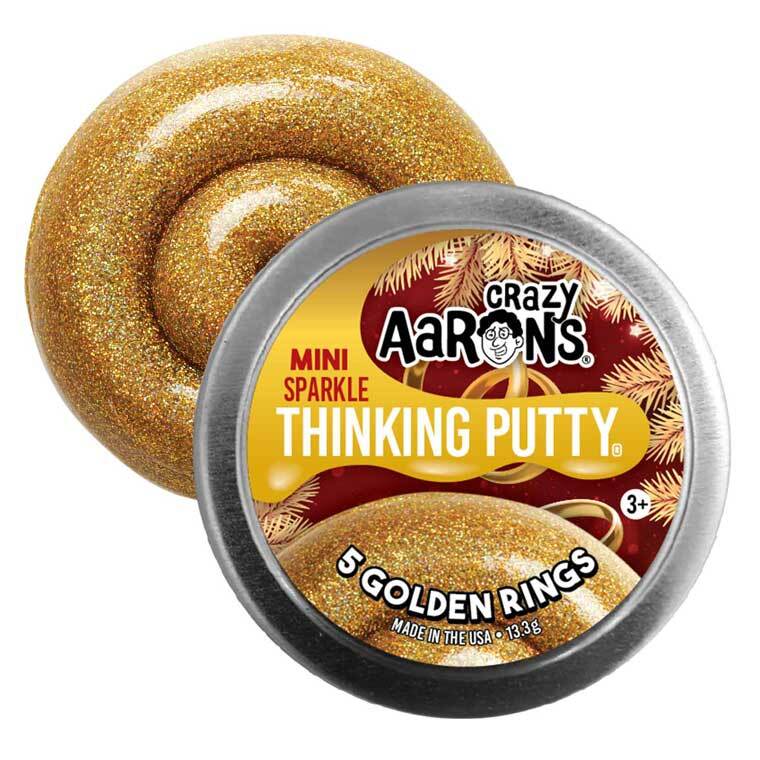 Five Golden Rings Sparkling Thinking Putty - Mini