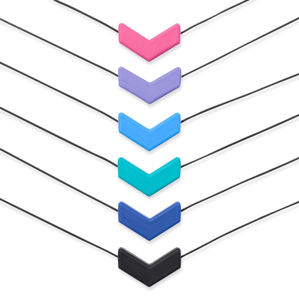 Chevron Chew Necklace