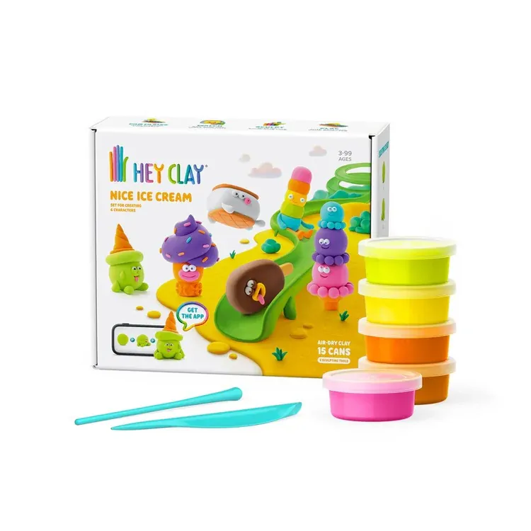 Hey Clay Nice Ice Cream Set