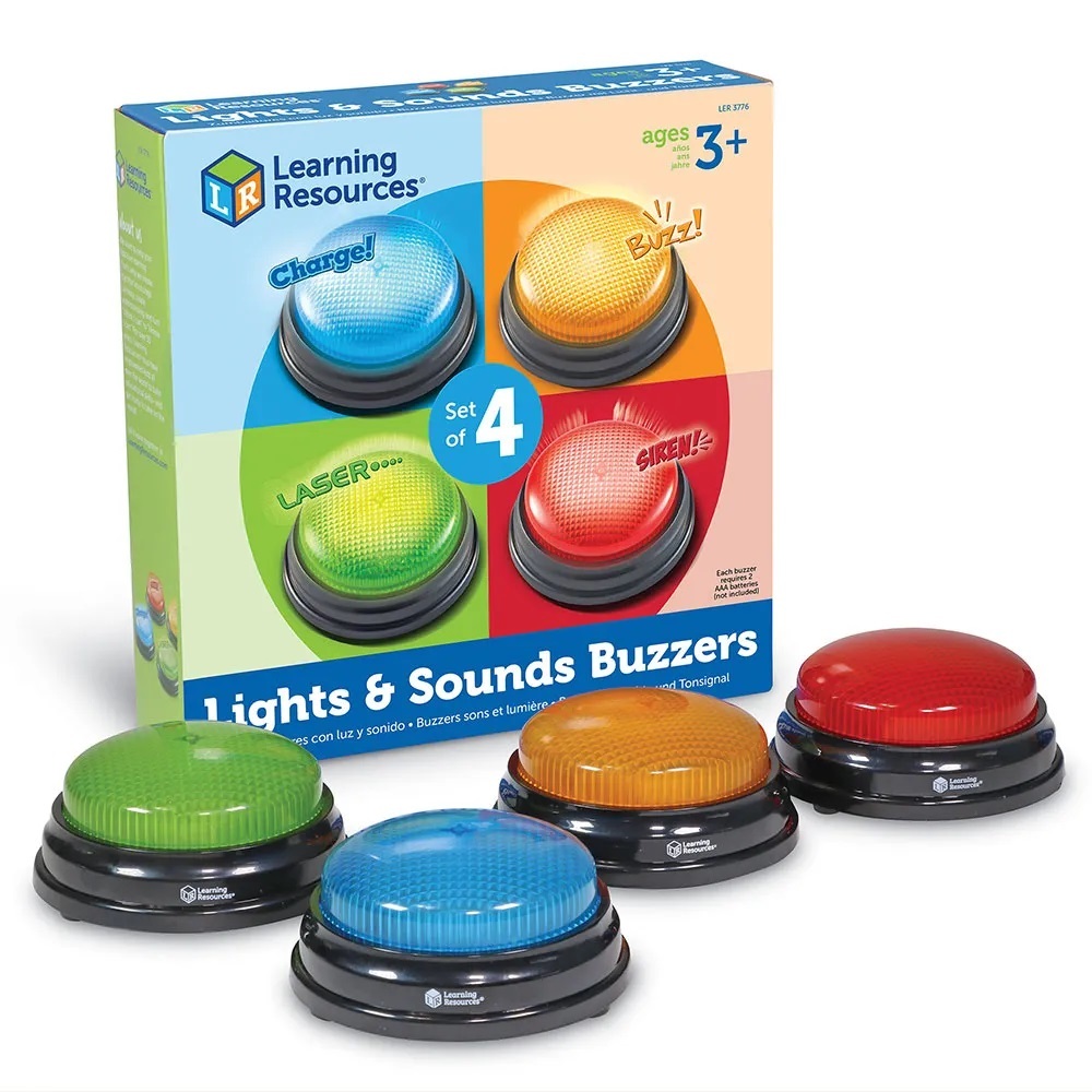 Lights and Sounds Buzzers (set of 4)