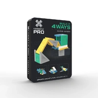 Connetix 30 Piece PRO Build It 4 Ways - Vehicles