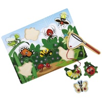 Magnetic Bug Catching Game