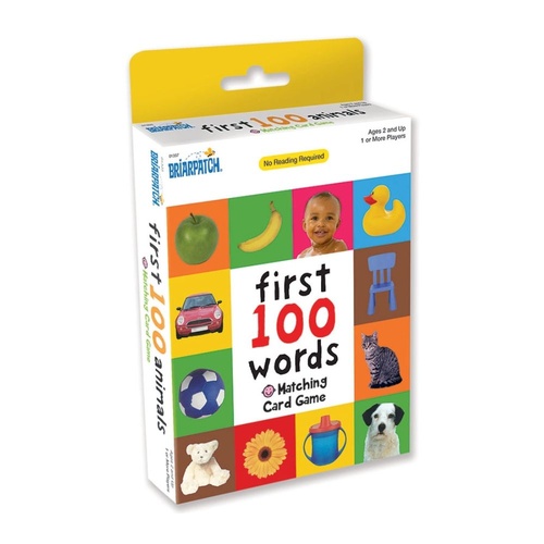 First 100 Words Matching Card Game
