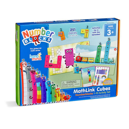 Mathlink Cubes - Numberblocks 1-10 Activity Set