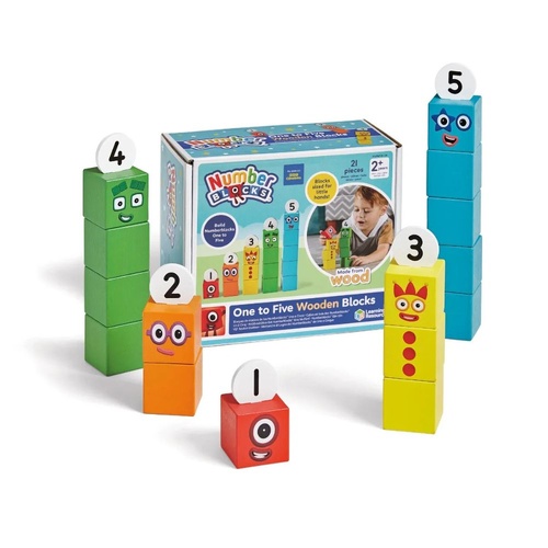 Numberblocks One to Five Wooden Blocks