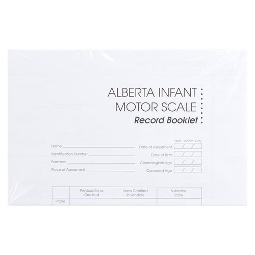 Alberta Infant Motor Scale (AIMS) - Score Sheets