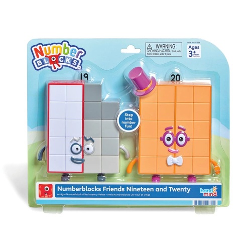 Numberblocks Friends Nineteen and Twenty Figure Pack