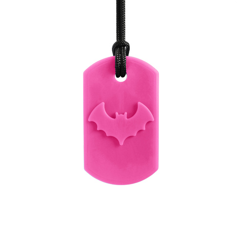 Bat Bite Chew Necklace - XT Pink
