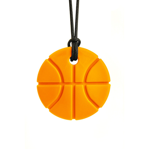 Basketball Chew Necklace - XXT Orange