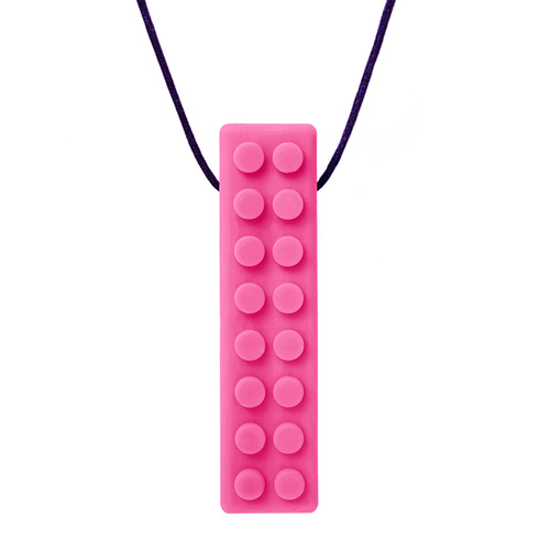 Brick Stick Chew Necklace - XT Pink