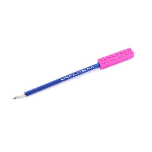Brick Stick Chewable Pencil Topper - XT Pink