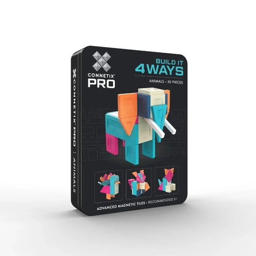 Connetix 30 Piece PRO Build It 4 Ways - Animals