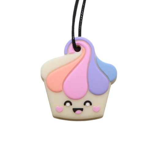 Cupcake Pendant - Pastel