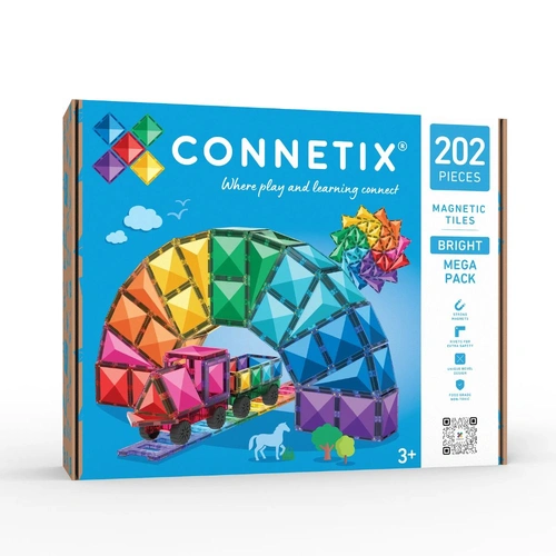 Connetix 202 Piece Bright Mega Pack
