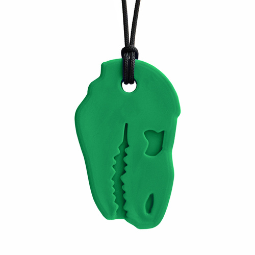 Dino Bite Chew Necklace - XXT Dark Green