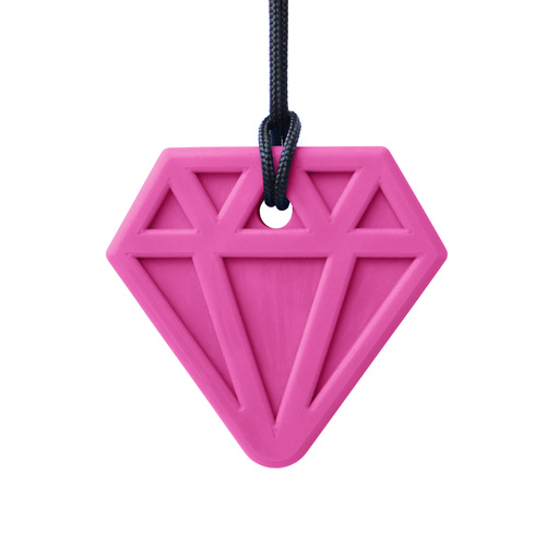 Diamond Chew Necklace - XT Pink