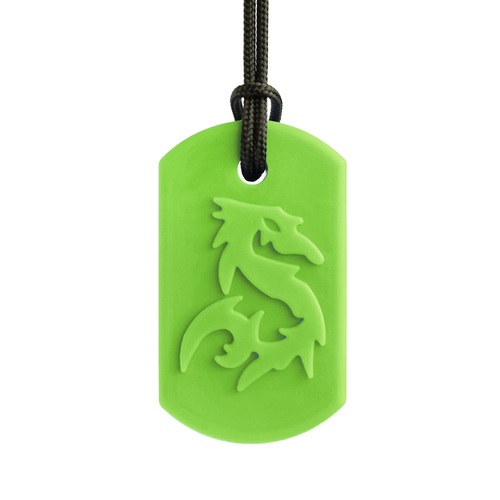 Dragon Bite Chew Necklace - XT Green