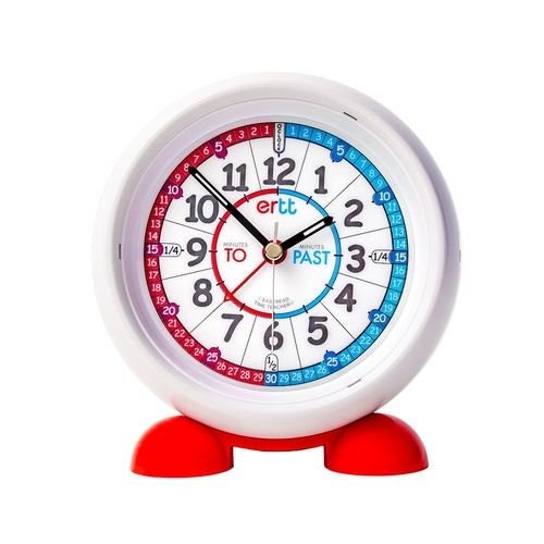 Time Teacher Alarm Clock - Red and Blue