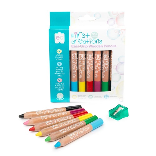 Easi-Grip Chunky Wooden Pencils