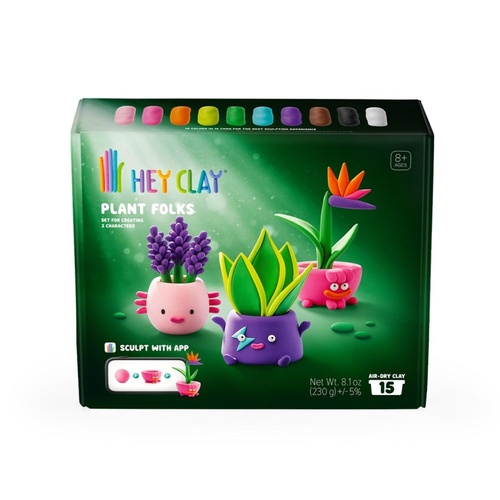 Hey Clay Plant Folks Set