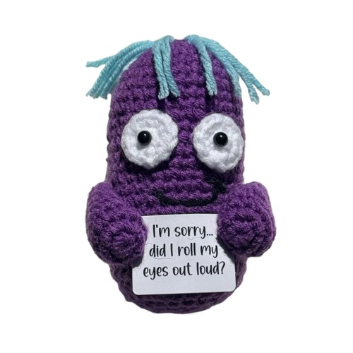 Mini Crochet  - I'm Sorry... Critter