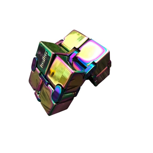 Oil Slick Infinity Cube