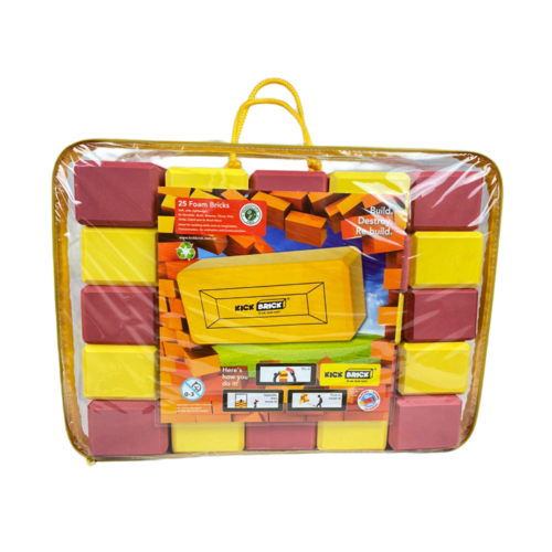 Kick Bricks - Red and Yellow