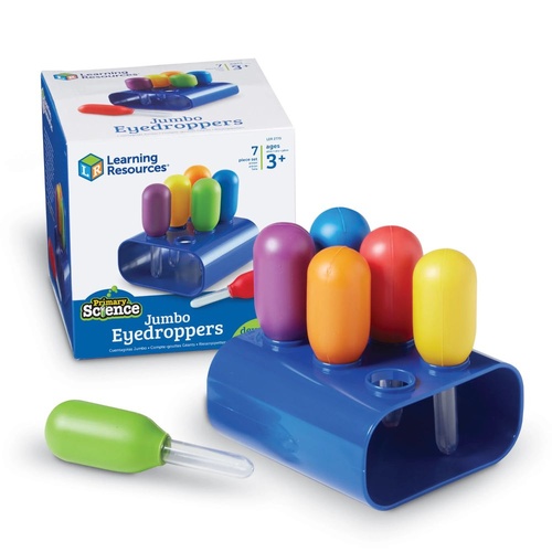 Primary Science Jumbo Eyedroppers with Stand