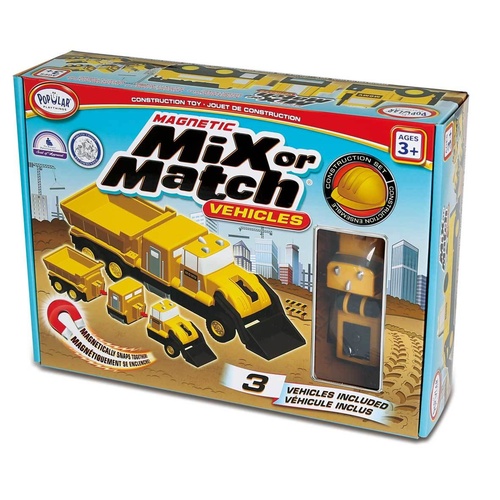 Magnetic Mix and Match Vehicles - Construction