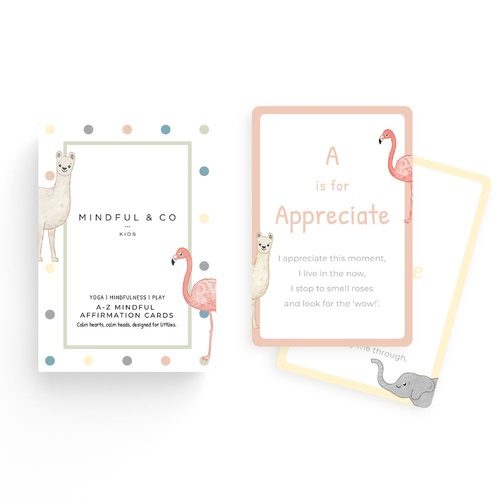 A-Z Mindfulness Affirmation Cards