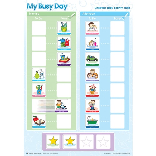 My Busy Day Activity Chart