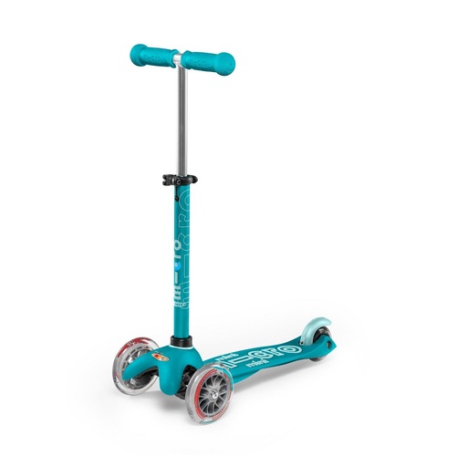 Mini Micro Deluxe 3 Wheel Scooter - Aqua