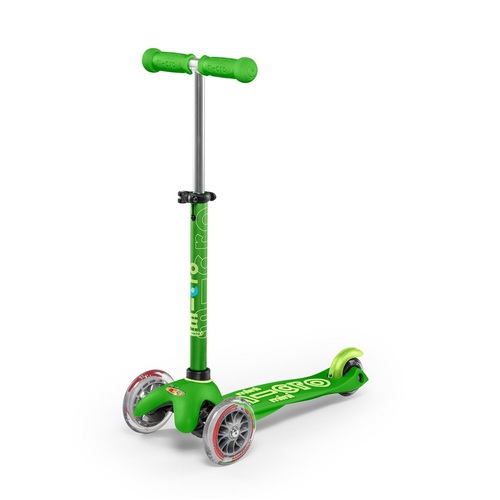 Mini Micro Deluxe 3 Wheel Scooter - Green