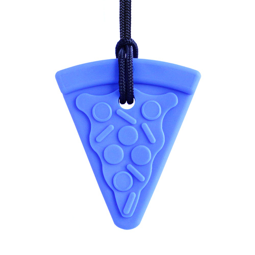 Pizza Chew Necklace - XXT Blue