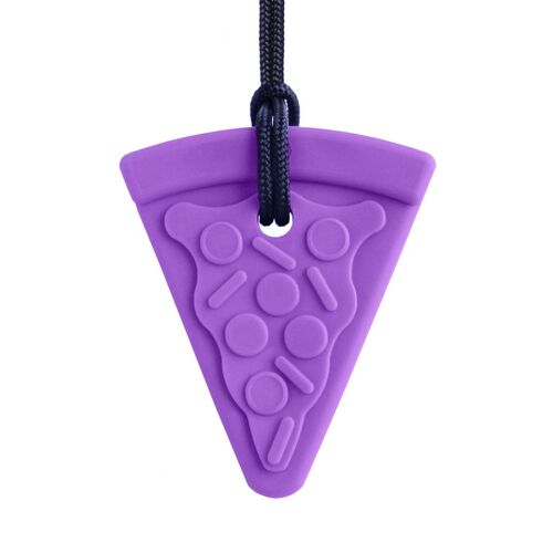 Pizza Chew Necklace - XXT Purple