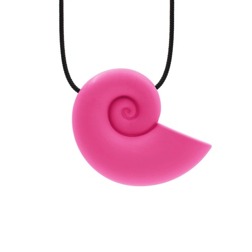 Seashell Chew Necklace - XT Pink