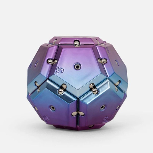 Geode Chrome Fidget Sphere - Nova
