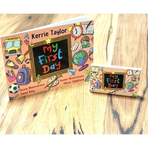 My First Day - Book And Flash Cards