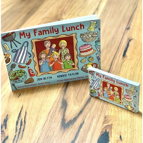 My Family Lunch - Book And Flash Cards