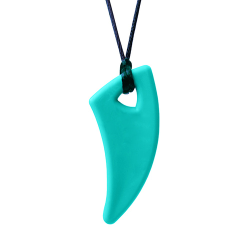 Saber Tooth Chew Necklace - XT Teal