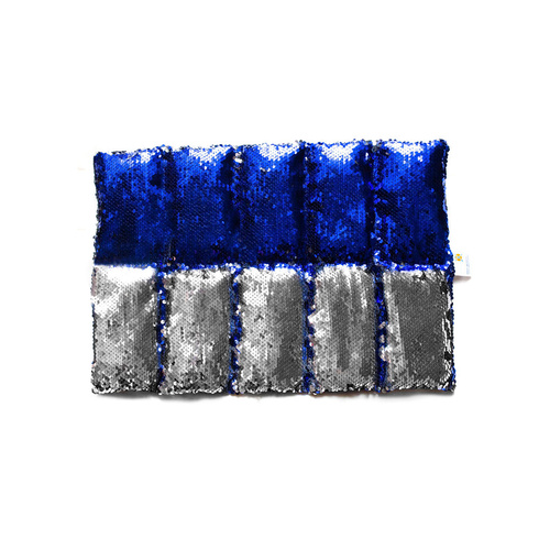 Weighted Lap Bag - Sequin - Stainless Steel - Lapis Lazuli - 1.5kg
