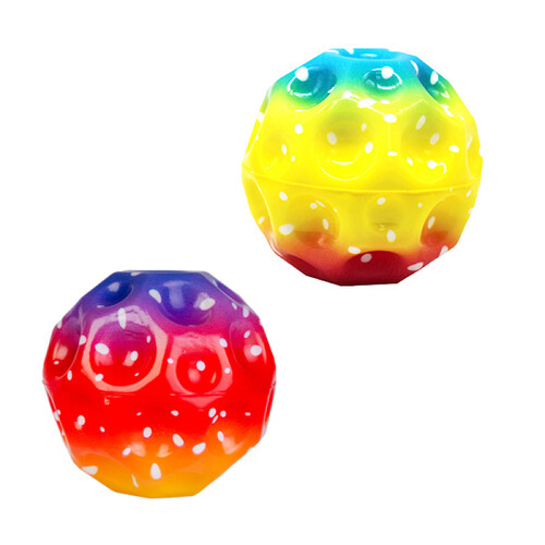 Bouncing Rainbow Asteroid Ball